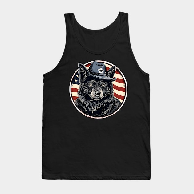 Patriotic Schipperke Tank Top by NatashaCuteShop